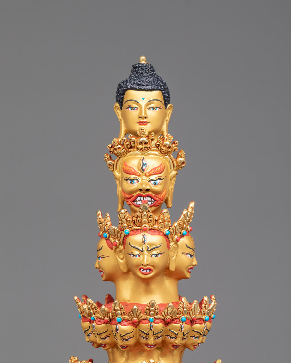 1000 Armed Dukar Buddhist Sculpture | Symbol of Protection and Victory