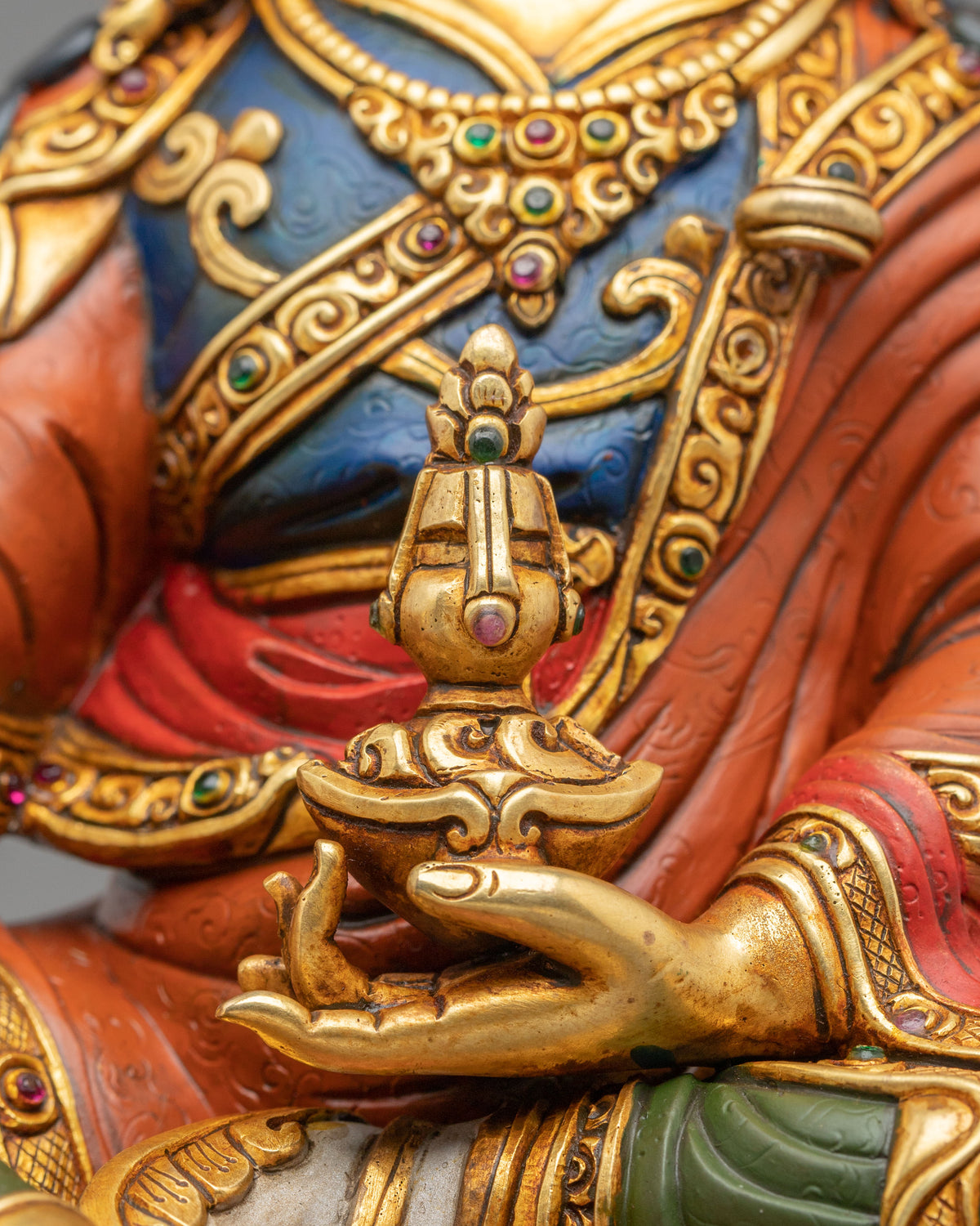 Guru Rinpoche Statue | Traditional Buddhist Artwork