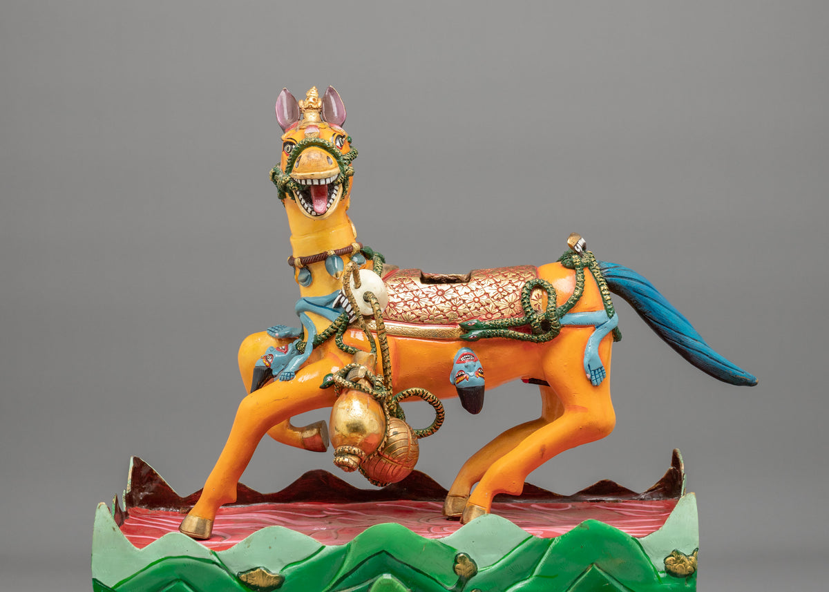 Palden Lhamo Sculpture of Protection | Wrathful Deity Statue