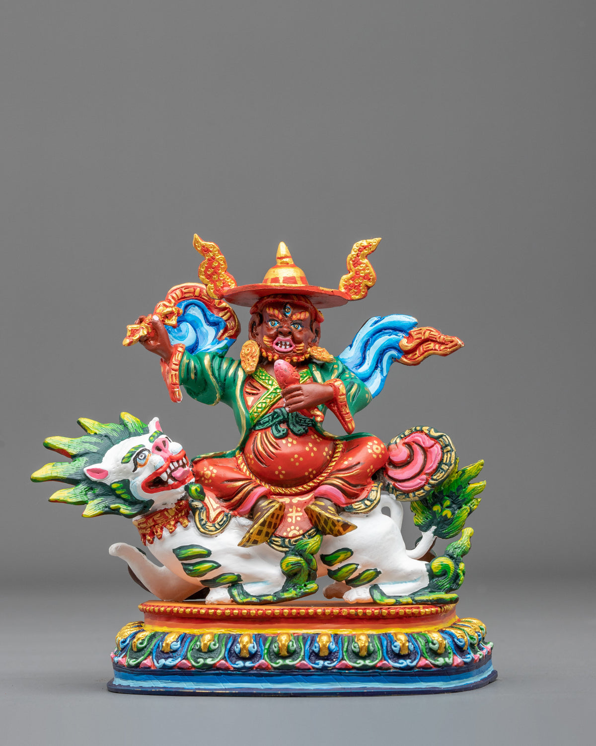 Dorje Legpa Spiritual Sculpture | Handmade Himalayan Vajrayana Buddhist Art