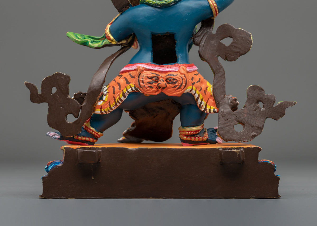 Vajrapani Wrathful Buddhist Statue | Tibetan Meditation Altar Decor