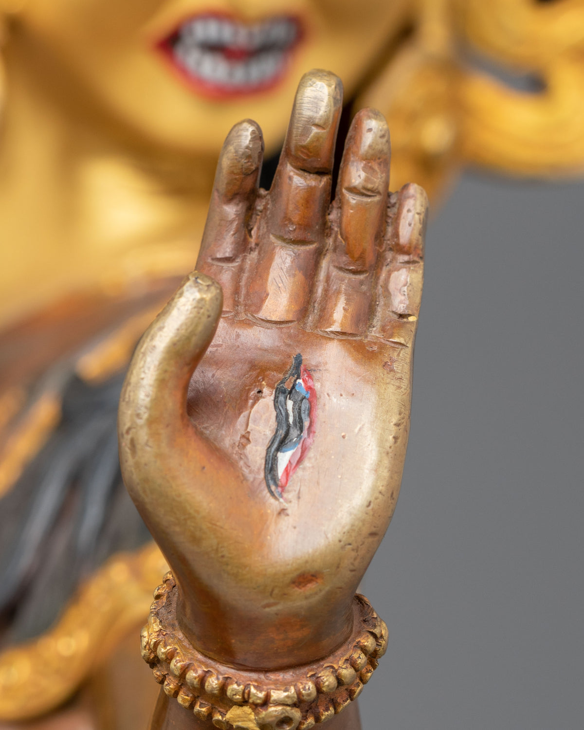 Tibetan Sculpture of Namgyalma | Copper Statue with 24K Gold Gilded