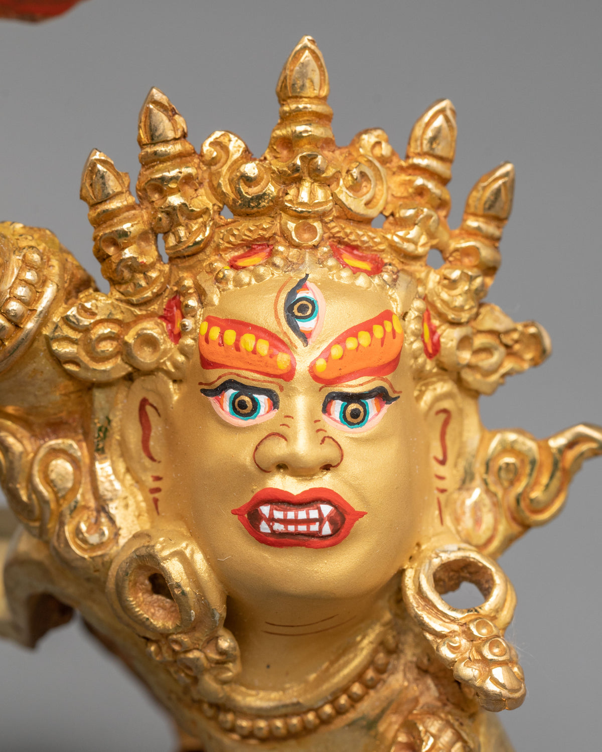 Wrathful Deity Vajrakilaya Sculpture: Purification and Protection