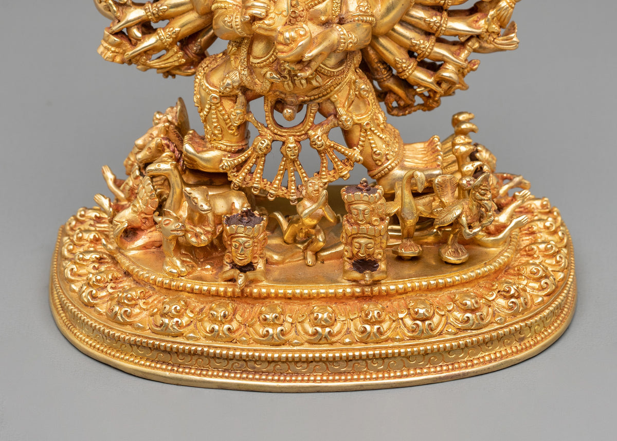 Yamantaka Buddhist Decor Statue | Himalayan Buddhist Sacred Decor