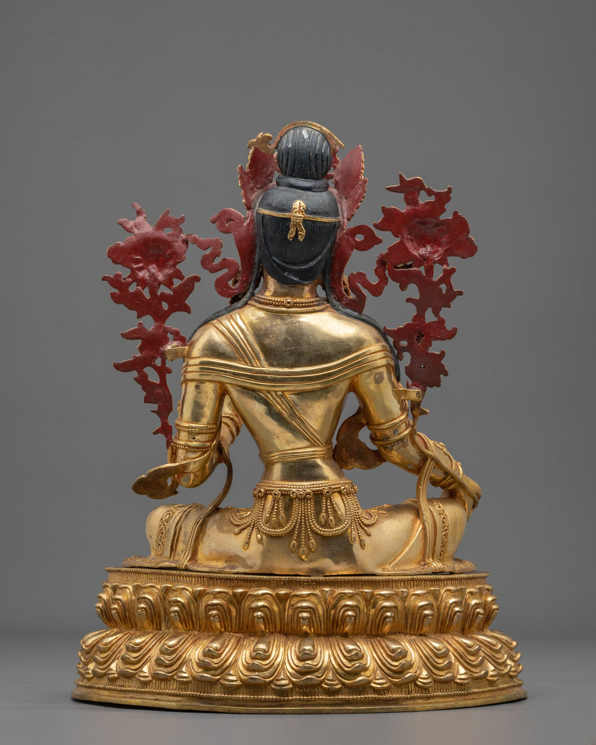 Handmade Goddess Green Tara Sculpture | Home Decor