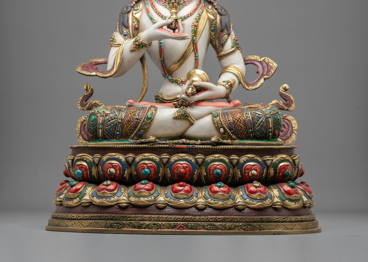 Vajrasattva Copper Statue | Handcrafted Buddhist Figurine