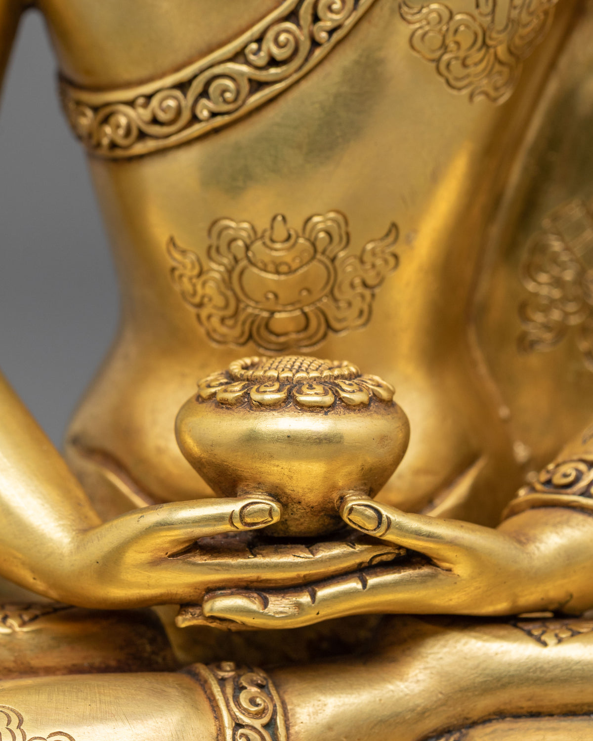 Three Buddhas Harmony of Wisdom Statue Set | Sacred Buddhist Art