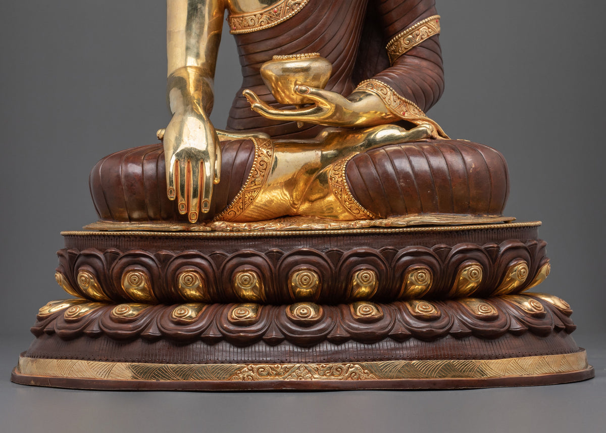 Handmade Shakyamuni Buddha Sculpture for Altar