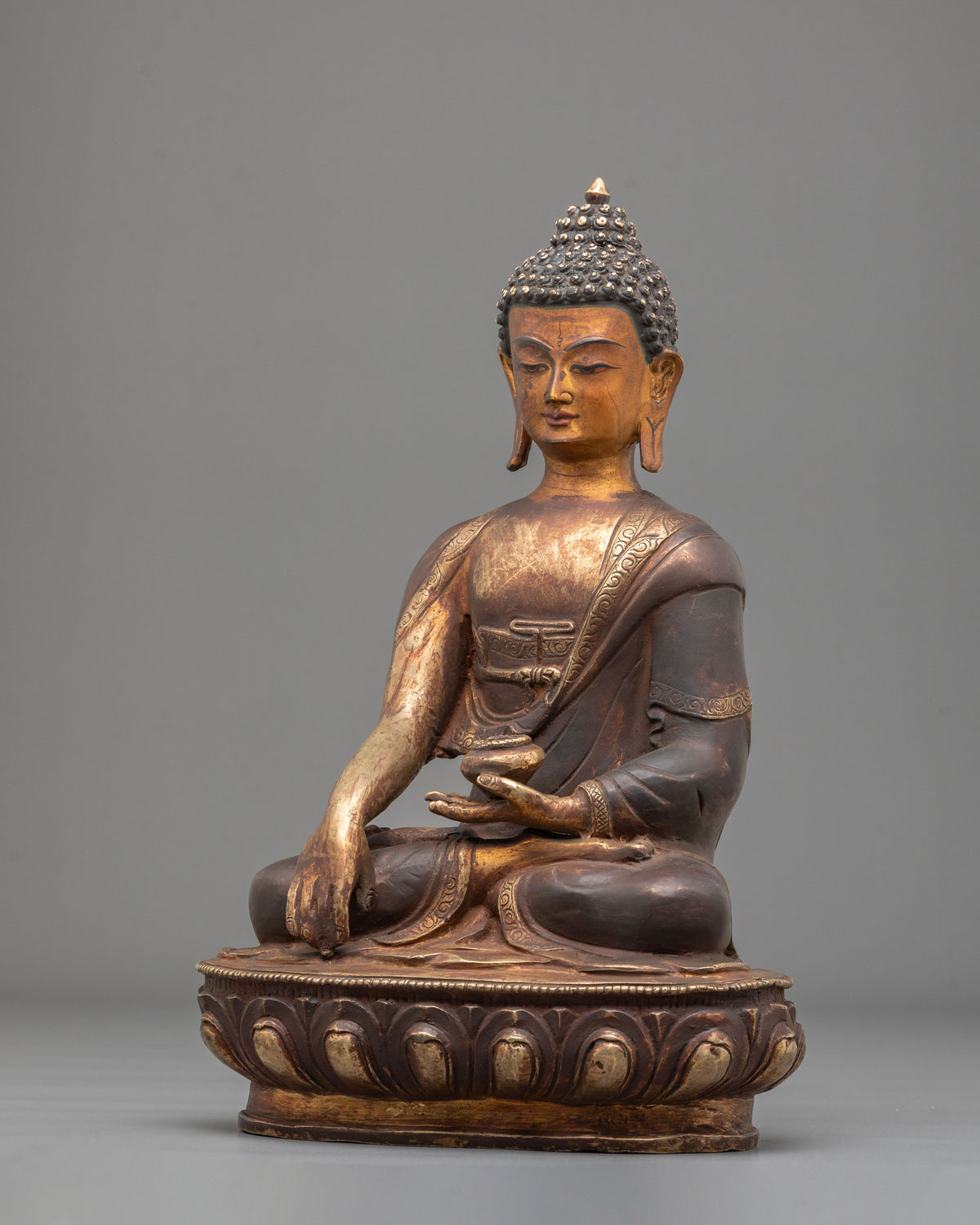 Handmade Shakyamuni Buddha Meditation Statue