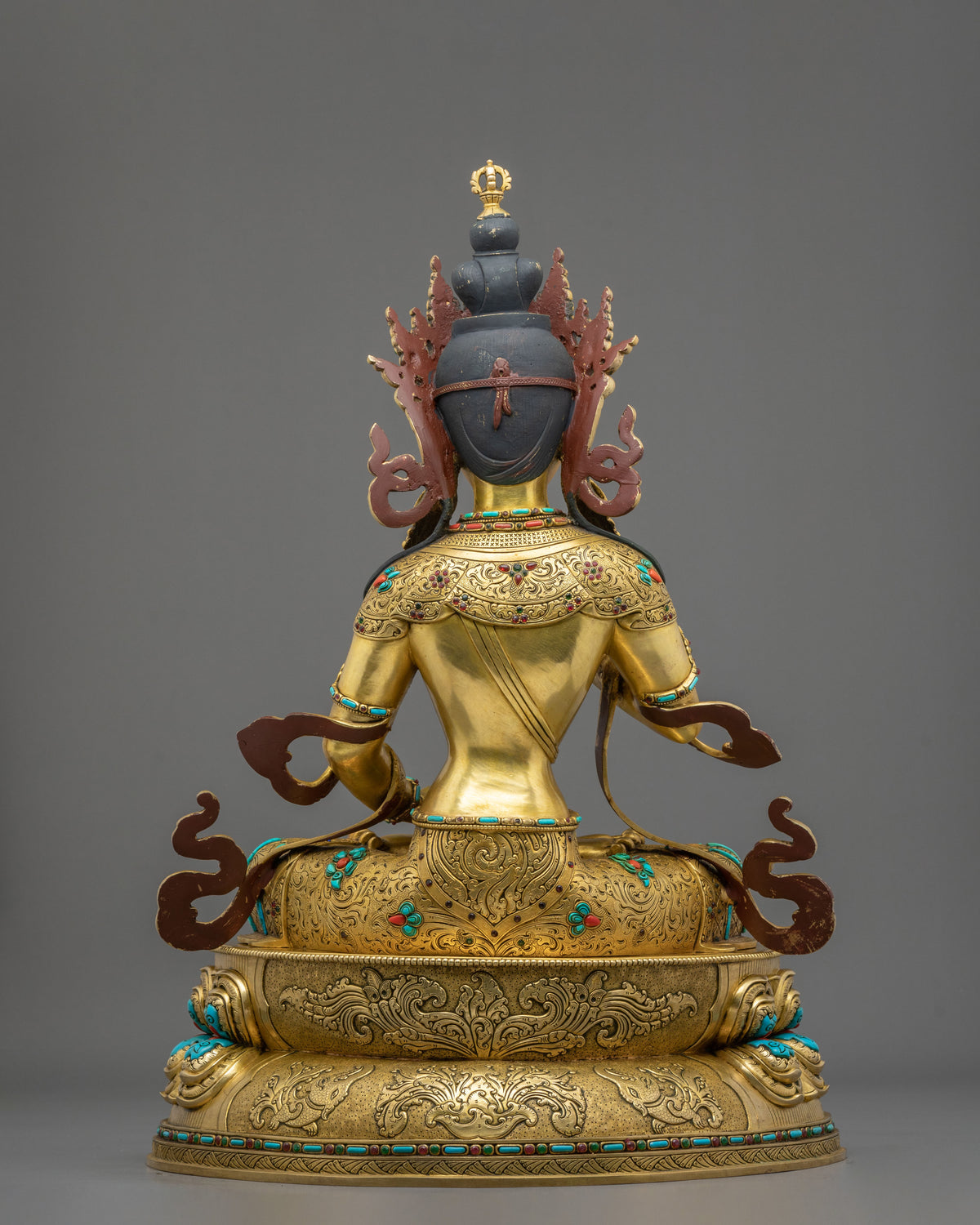 Vajrasattva Sculpture for Altar | Diamond Mind Buddha of Purification