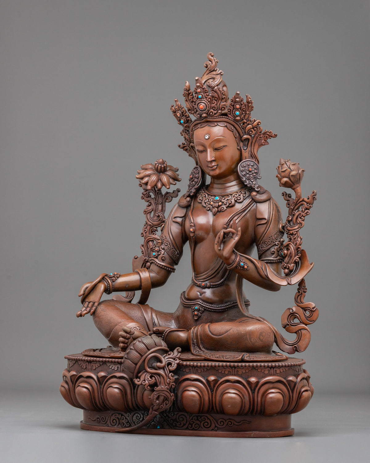 Green Tara Statue | The Celestial Grace of the Liberating Mother
