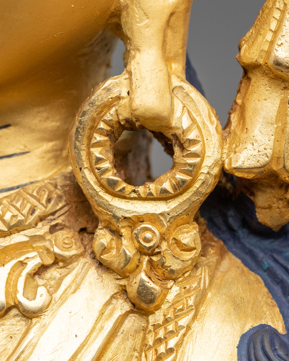 Handcrafted Chundi Statue | 24K Gold Gilded Goddess Figurine