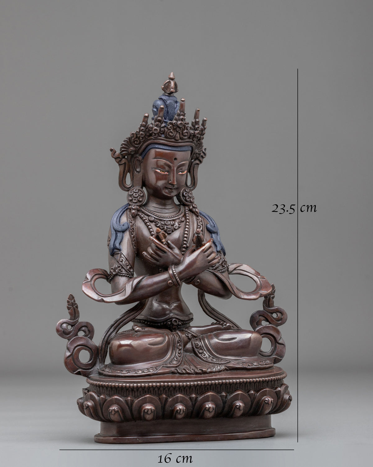 Vajradhara Oxidized Copper Statue | The Primordial Buddha