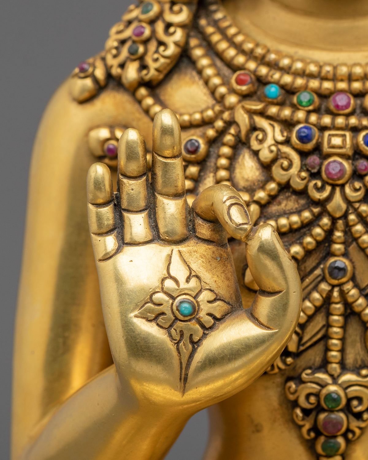 Crown Amogasiddhi Statue | Buddha of Fearless Accomplishment