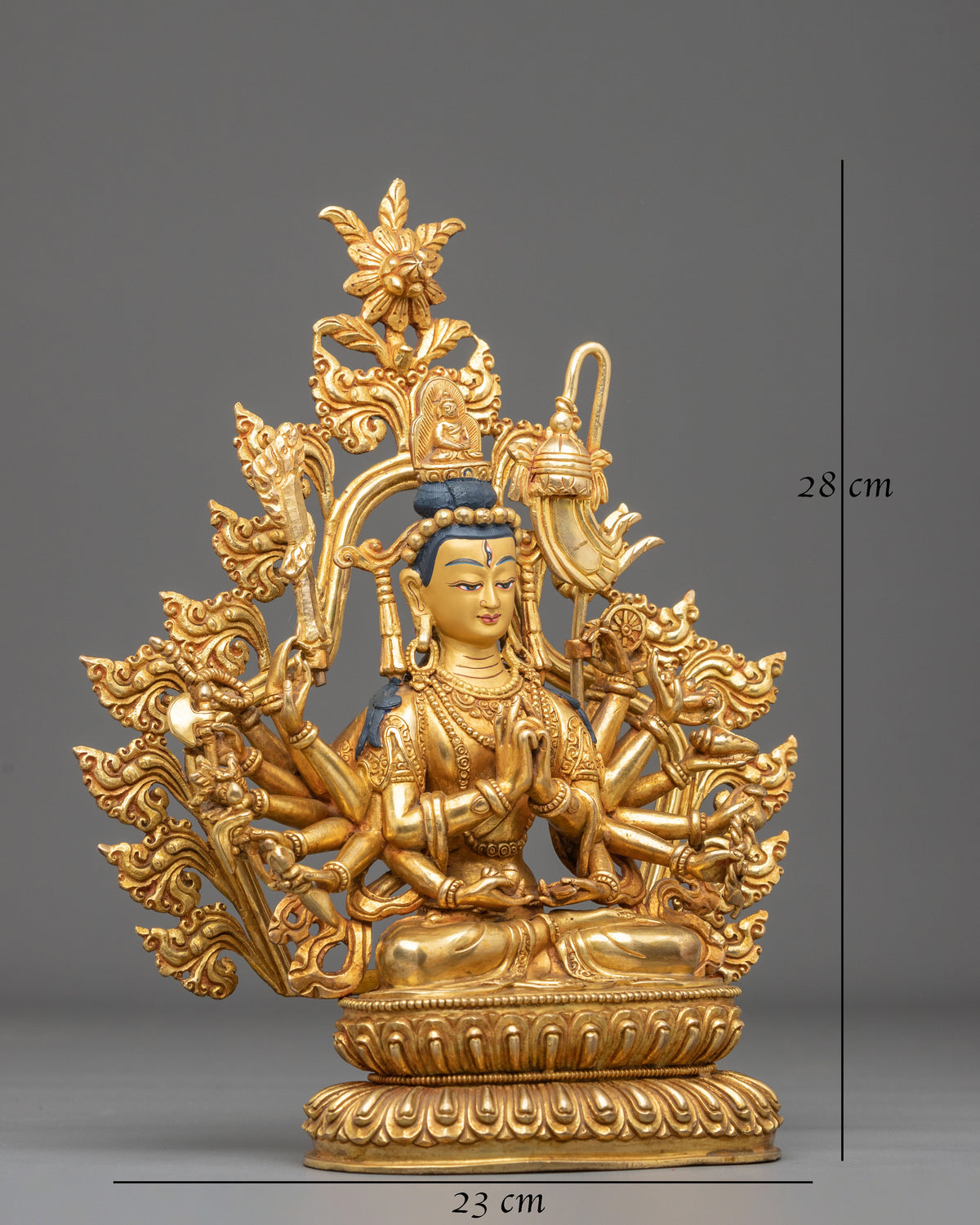 Goddess Cundi Sculpture | Sacred Buddhist Home Decor