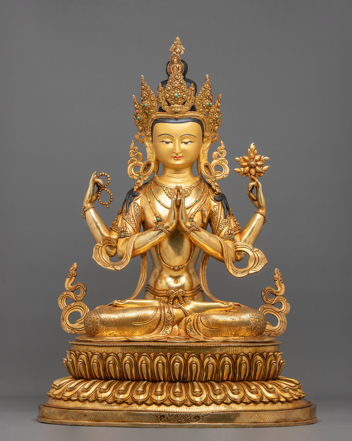 Four-Armed Chenrezig Statue