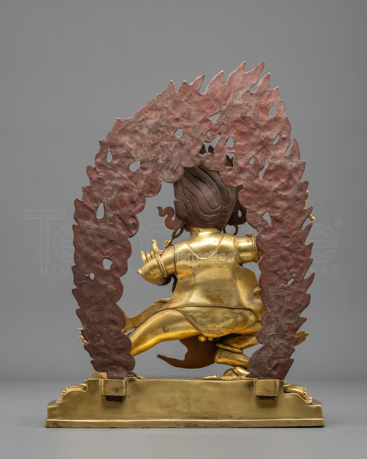 Vajrapani Bodhisattva | 24K Gold Gilded Copper