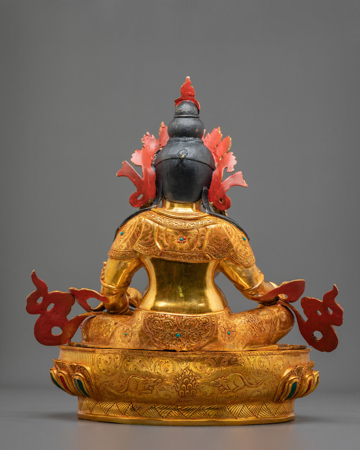 Yellow Dzambhala Statue | The Majesty of Sacred Prosperity