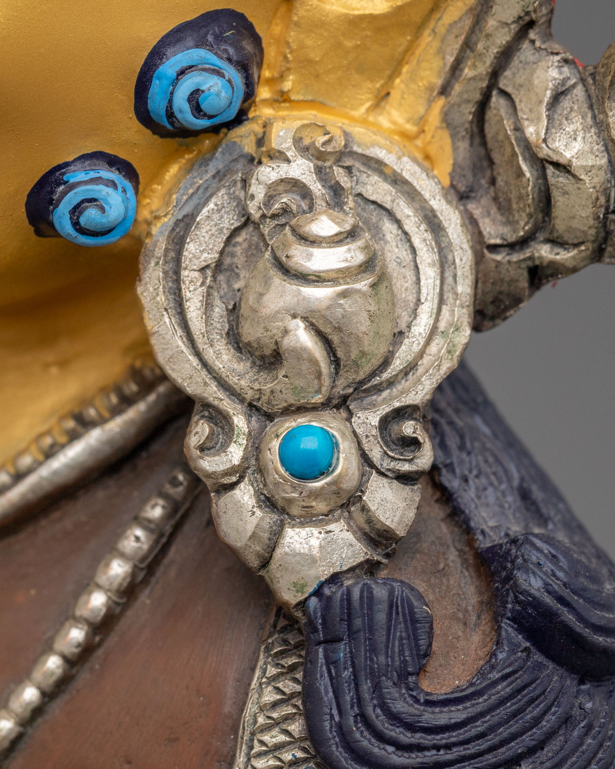 Dzambhala Tibetan Buddhist Sculpture | Sacred Meditation Altar Sculpture