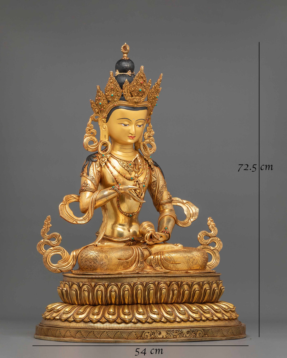 Hand Carved Vajrasattva Spiritual Purification Statue