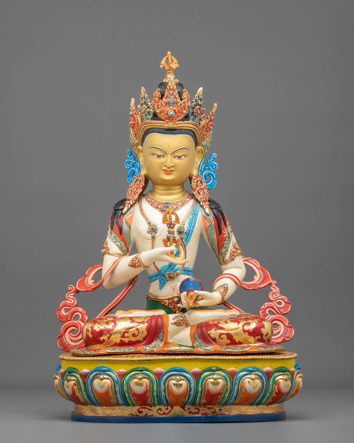 Vajrasattva Meditation Practice Statue | Buddhist Purification Figure