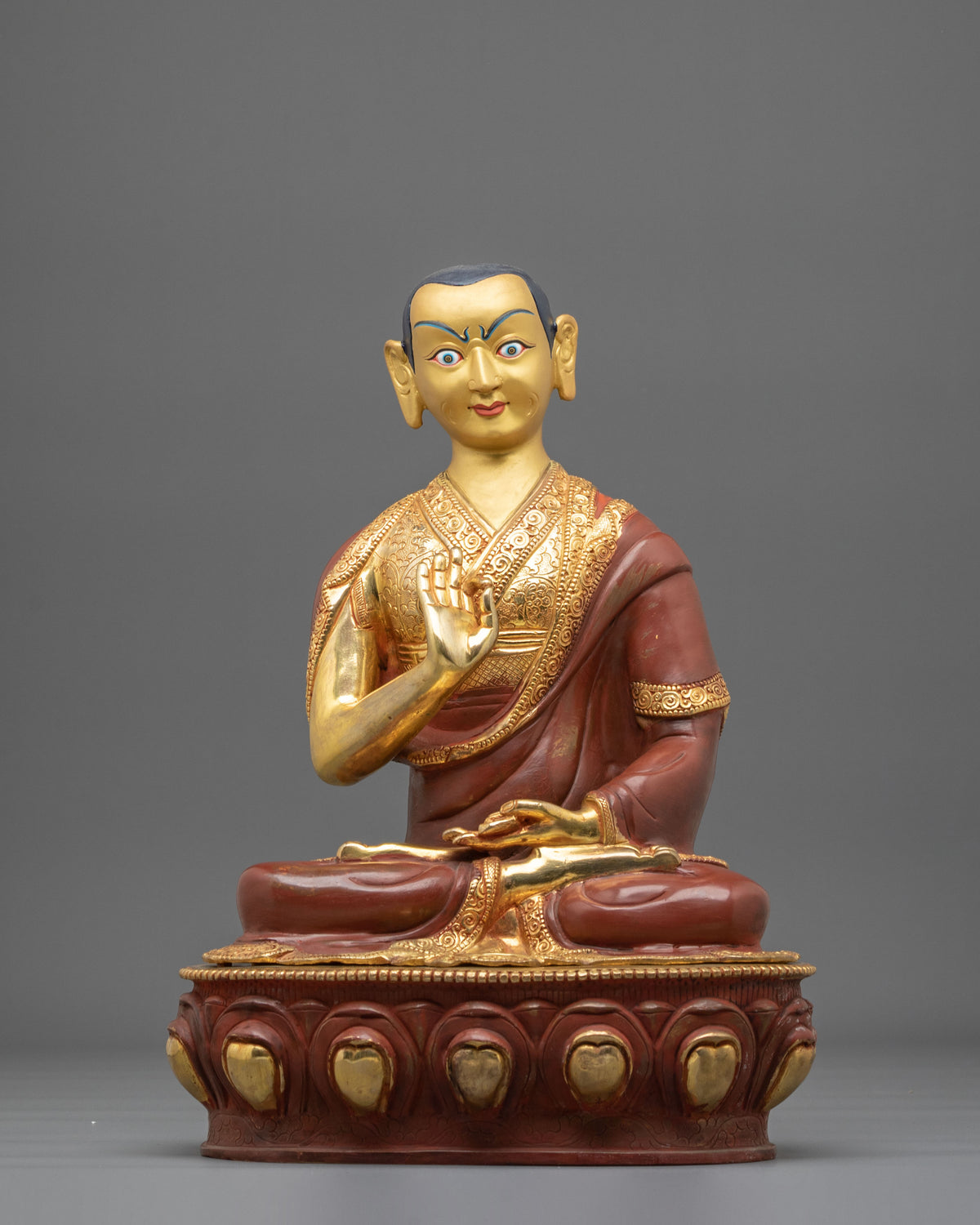 Tsongkhapa with Disciples Statue Set | Master of the Gelug Tradition