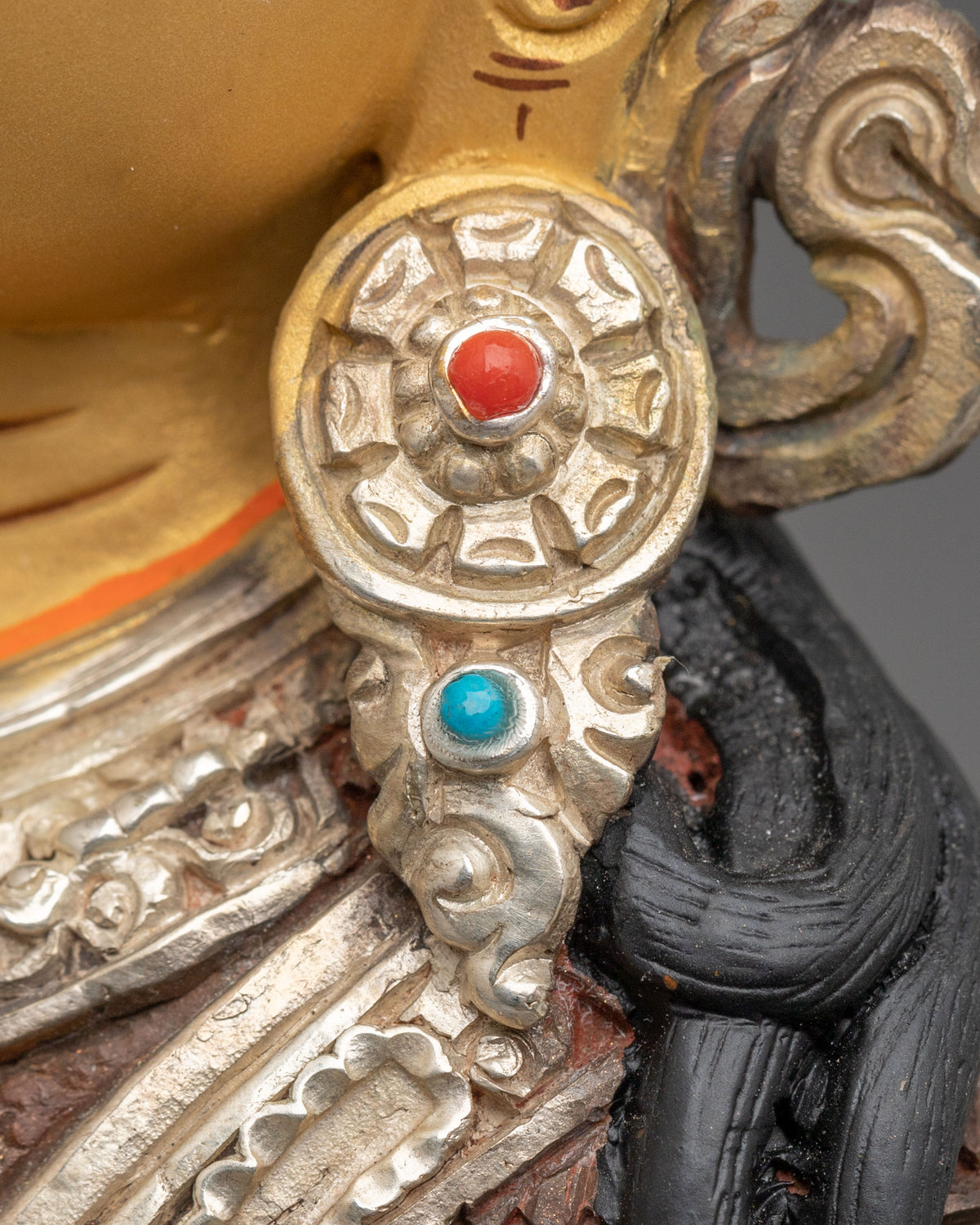 Guru Rinpoche Handmade Copper Sculpture
