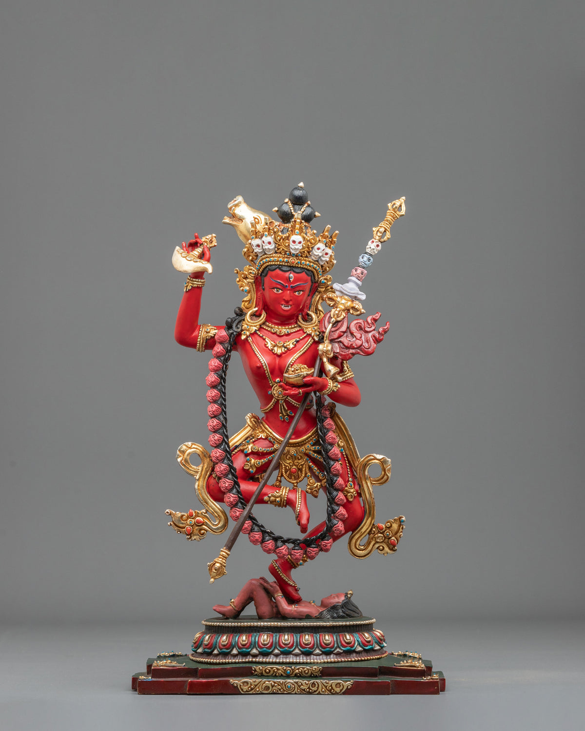 Dorje Phagmo Wrathful Goddess Statue | Handcrafted Himalayan Buddhist Sculpture