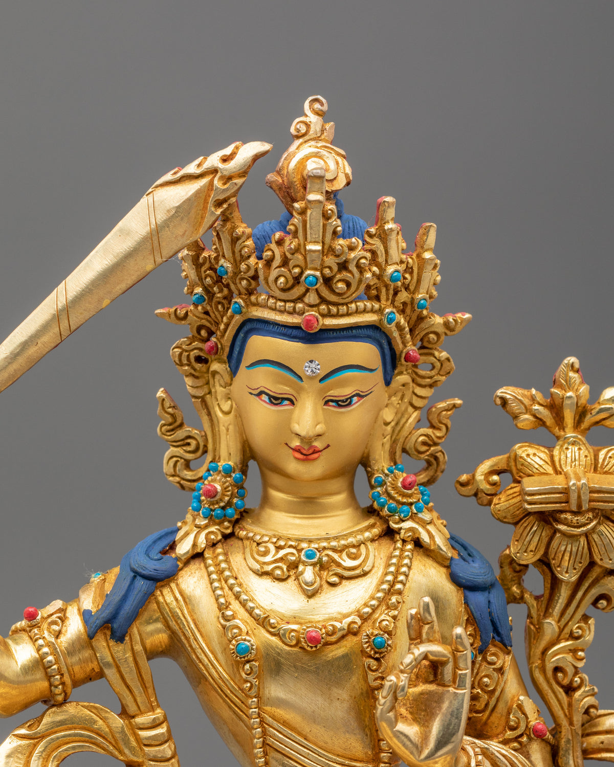 Manjushri Statue | Wisdom Sword of Truth and Enlightenment