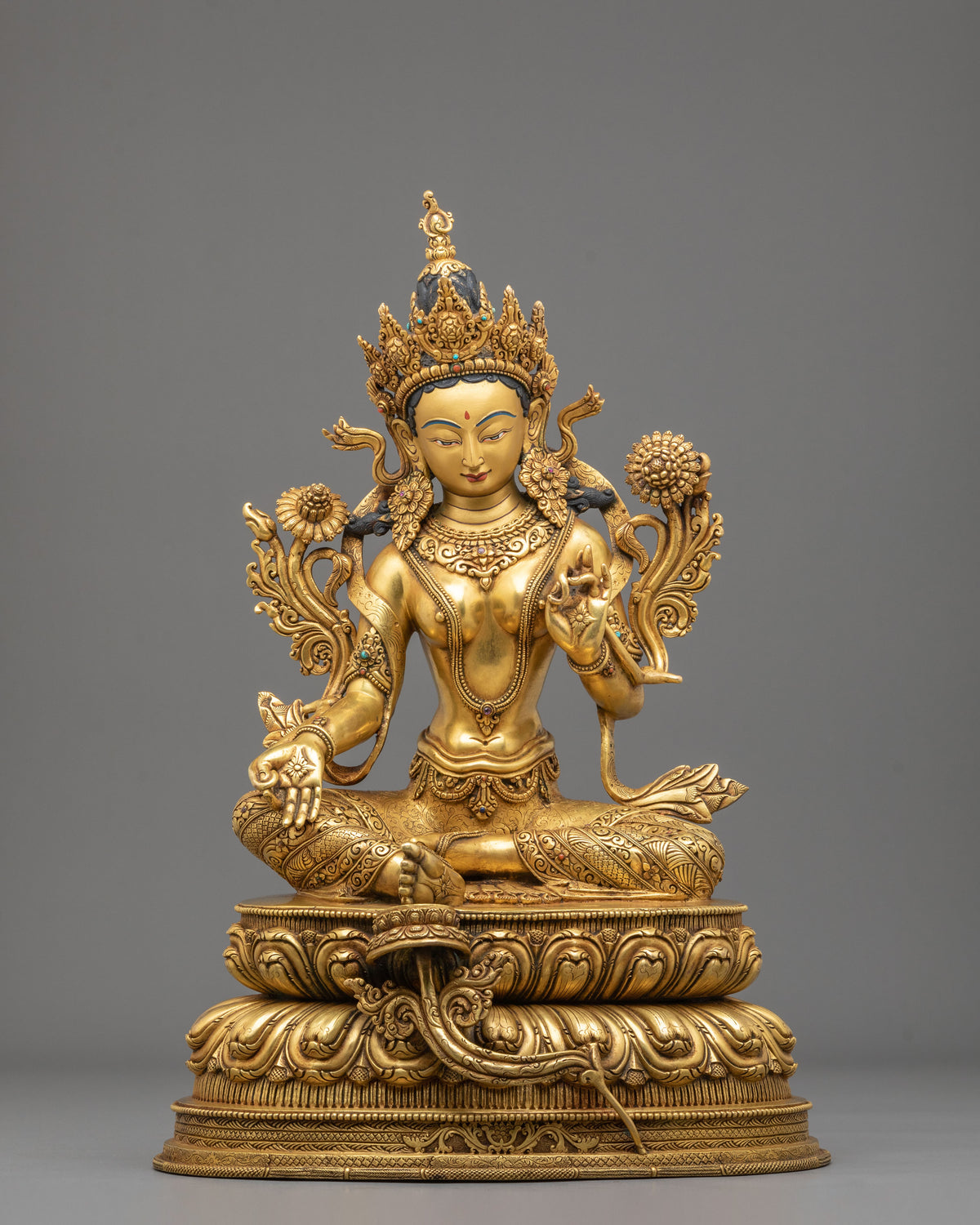 Green Tara Statue