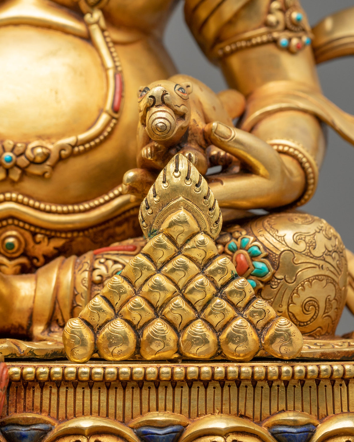 Dzambhala Figurine | Handcrafted Copper Wealth Form