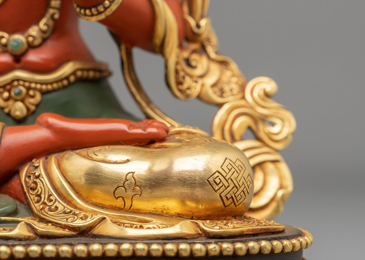 Manjushri Buddhist Sculpture | Handcrafted Wisdom Buddha Statue