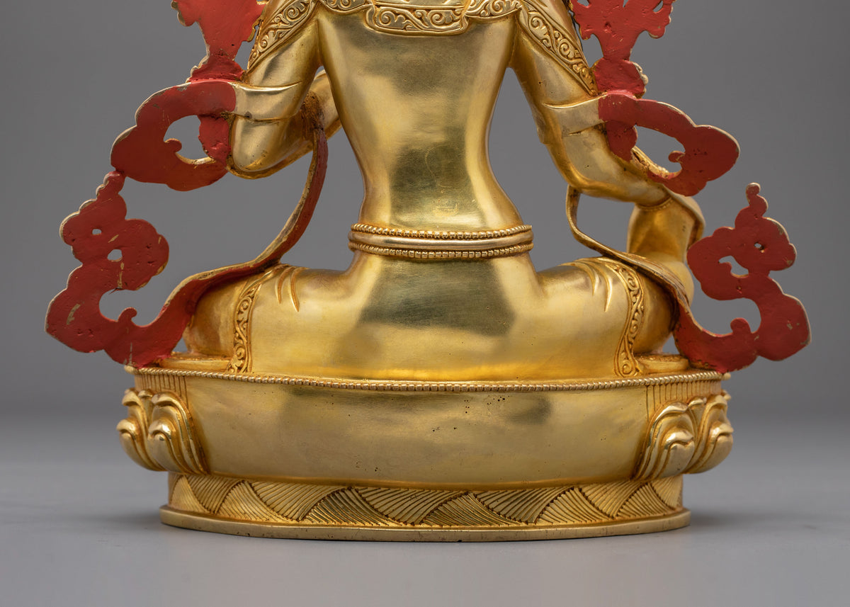 Green Tara Statue: Goddess of Compassion