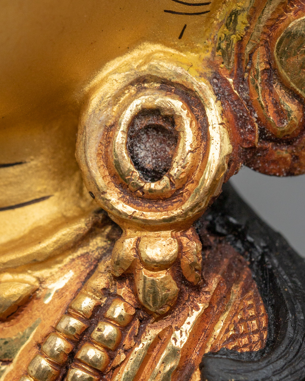 Maitreya Buddha Handmade Copper Statue - Serene Devotional Sculpture