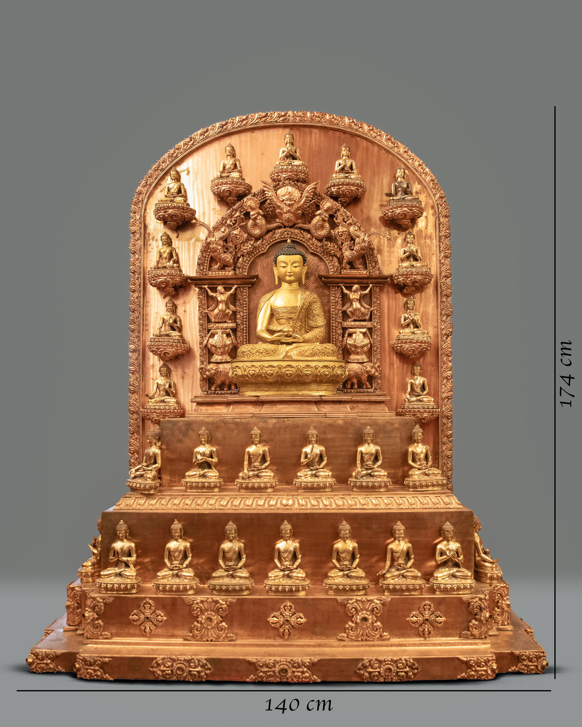 Thirty-Five Confession Buddhas Traditional Buddhist Sculpture