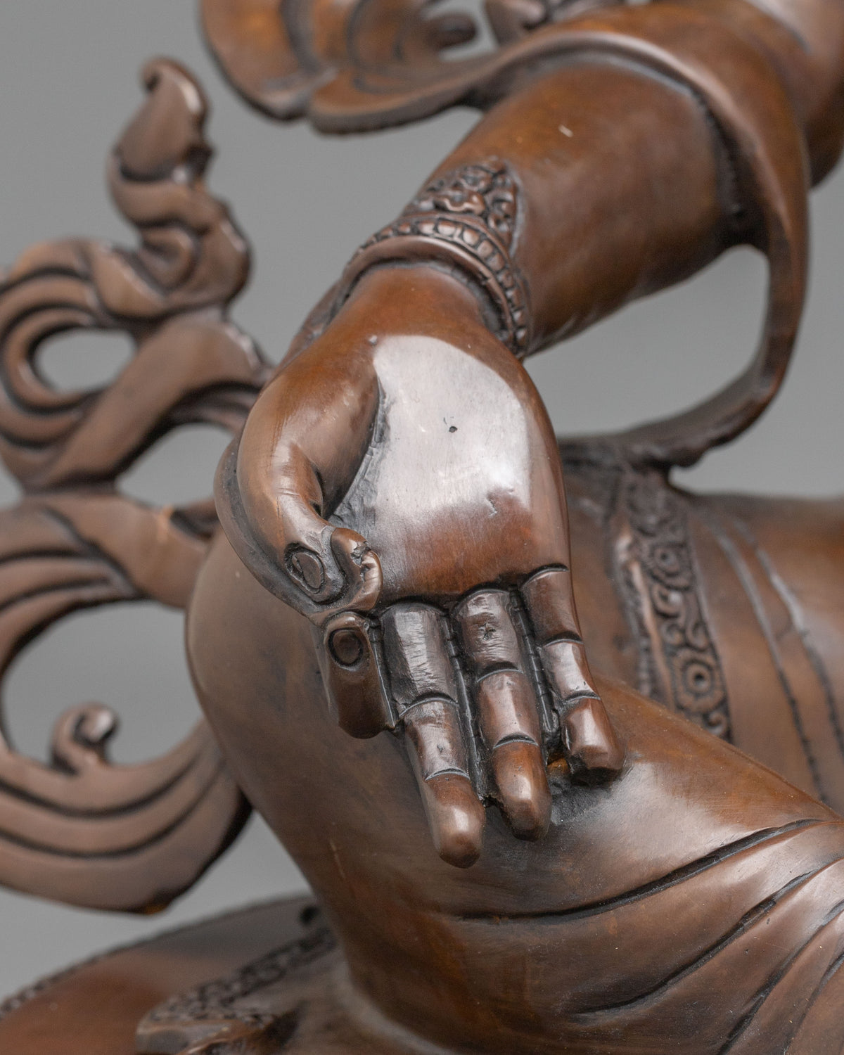 Mother Green Tara Oxidized Statue | Altar Home Decor