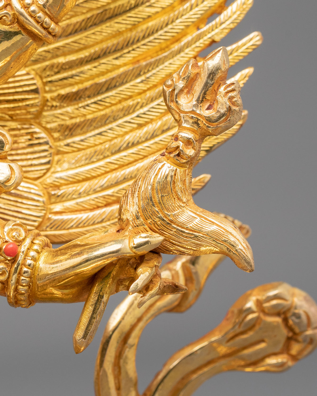 Wrathful Deity Vajrakilaya Sculpture: Purification and Protection