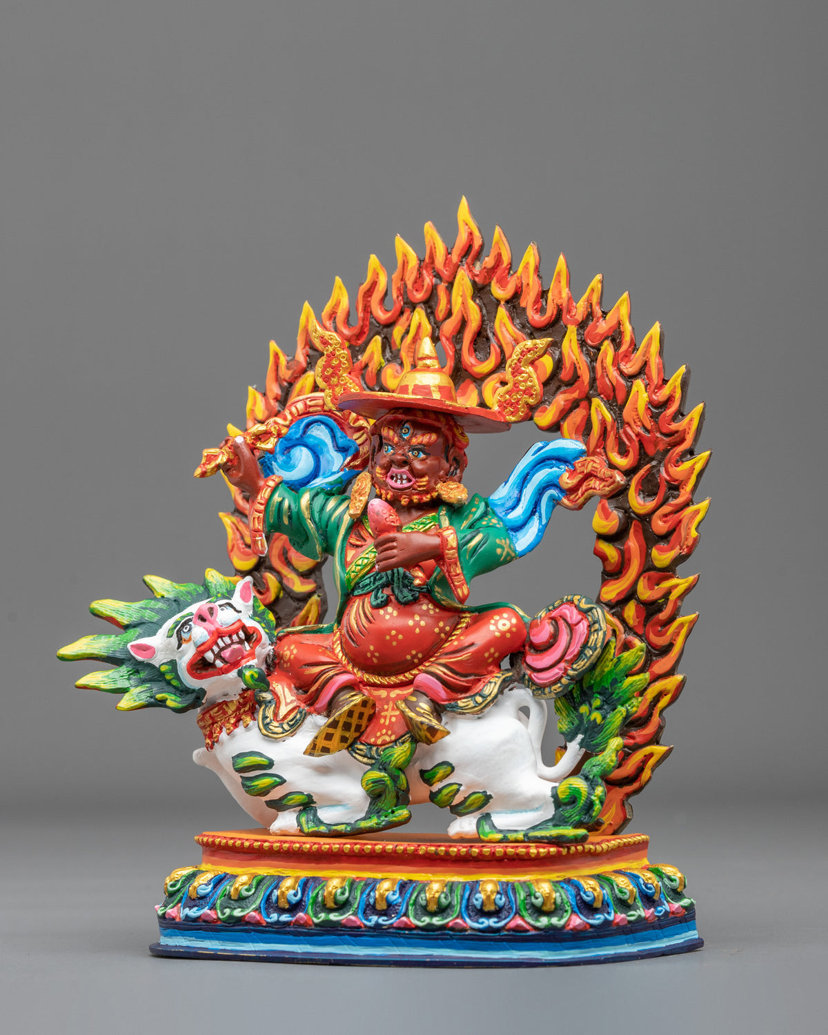 Dorje Legpa Spiritual Sculpture | Handmade Himalayan Vajrayana Buddhist Art