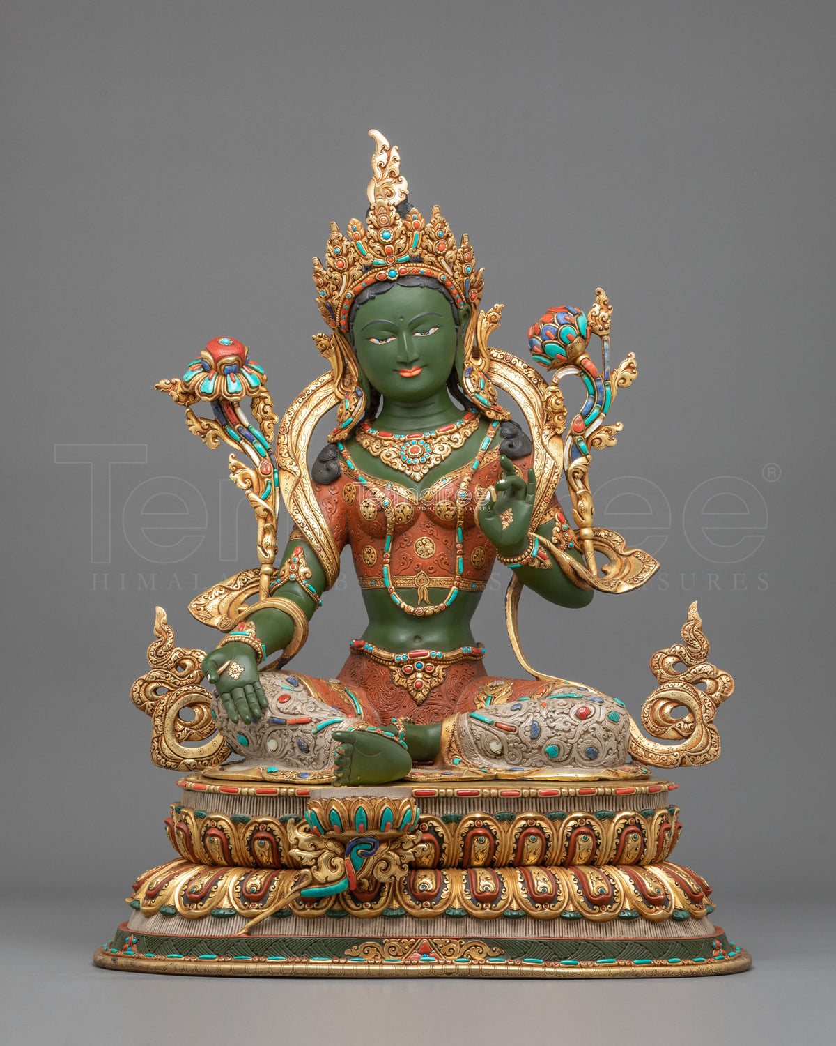 Green Tara Statue