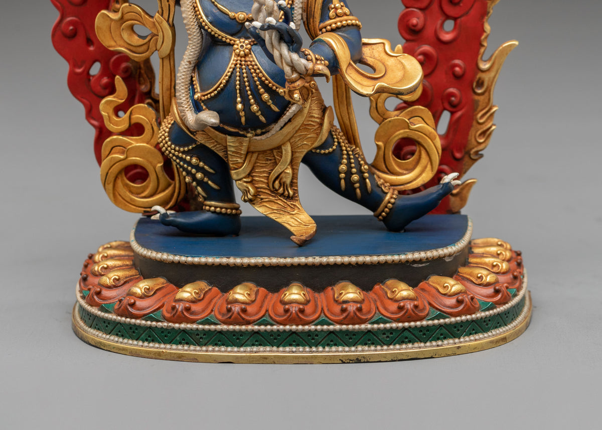 Handcrafted Vajrapani Copper Statue | Protector of Dharma