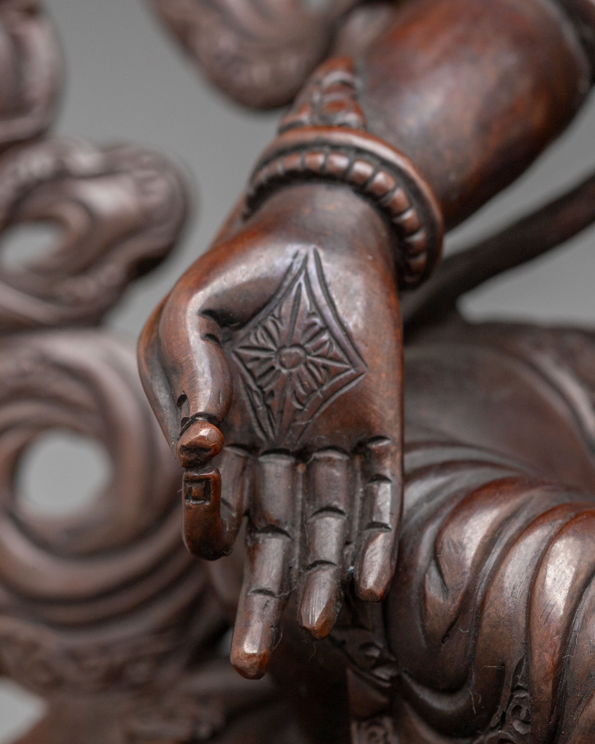 Green Tara Oxidized Figurine for Altar | Buddhist Deity of Compassion