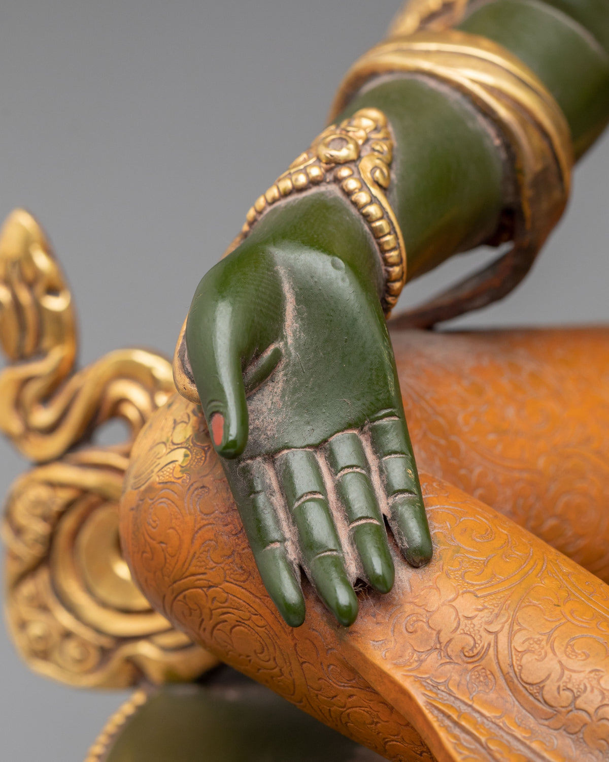Green Tara Statue | Tibetan Compassionate Guardian