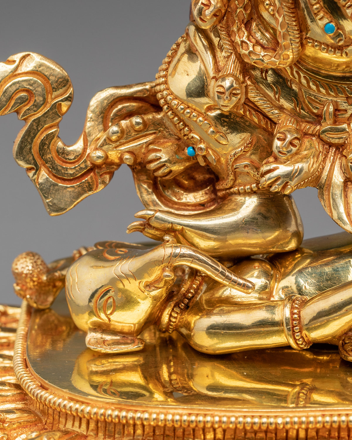 Six-Armed Mahakala Sacred Altar Statue | Wrathful Buddhist Protector