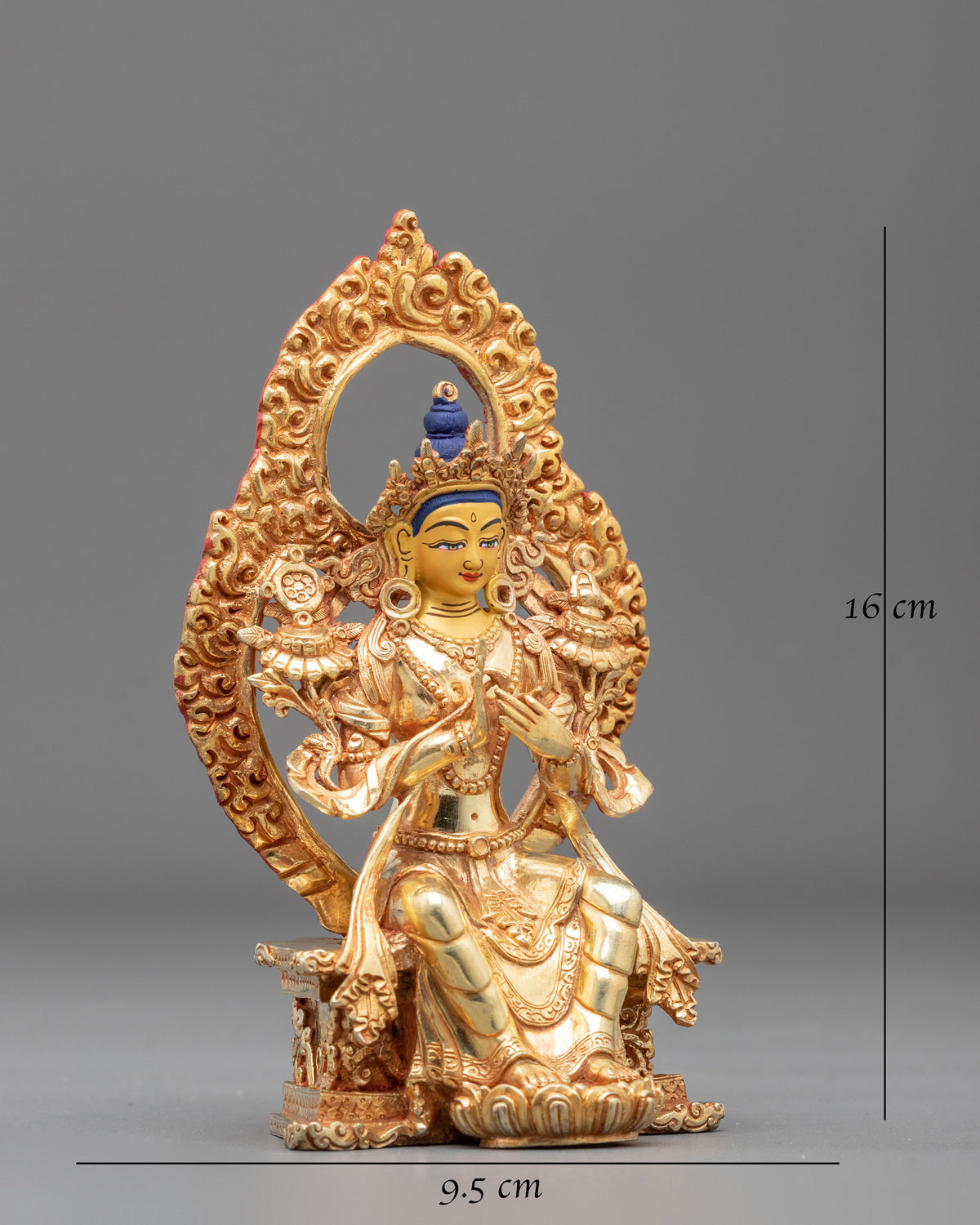 Maitreya Buddha Copper Sculpture | The Future Buddha