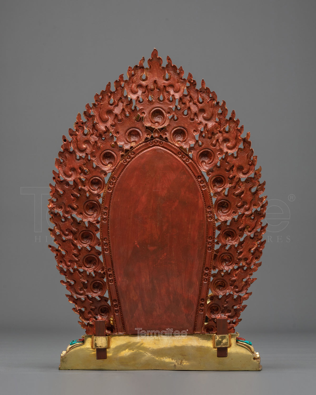 Black Dzambhala Copper Statue | Wrathful Wealth Deity