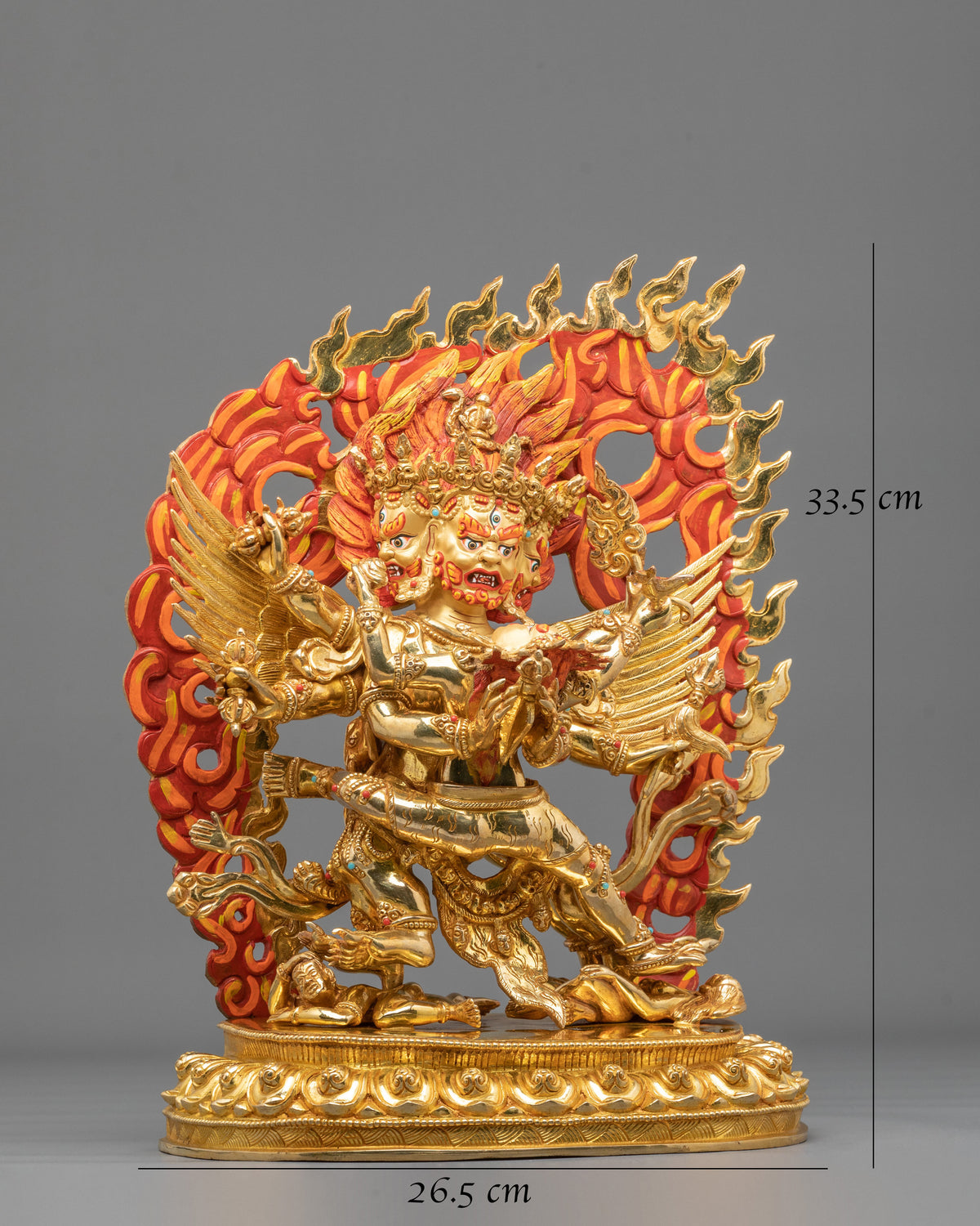 Wrathful Deity Vajrakilaya Sculpture: Purification and Protection