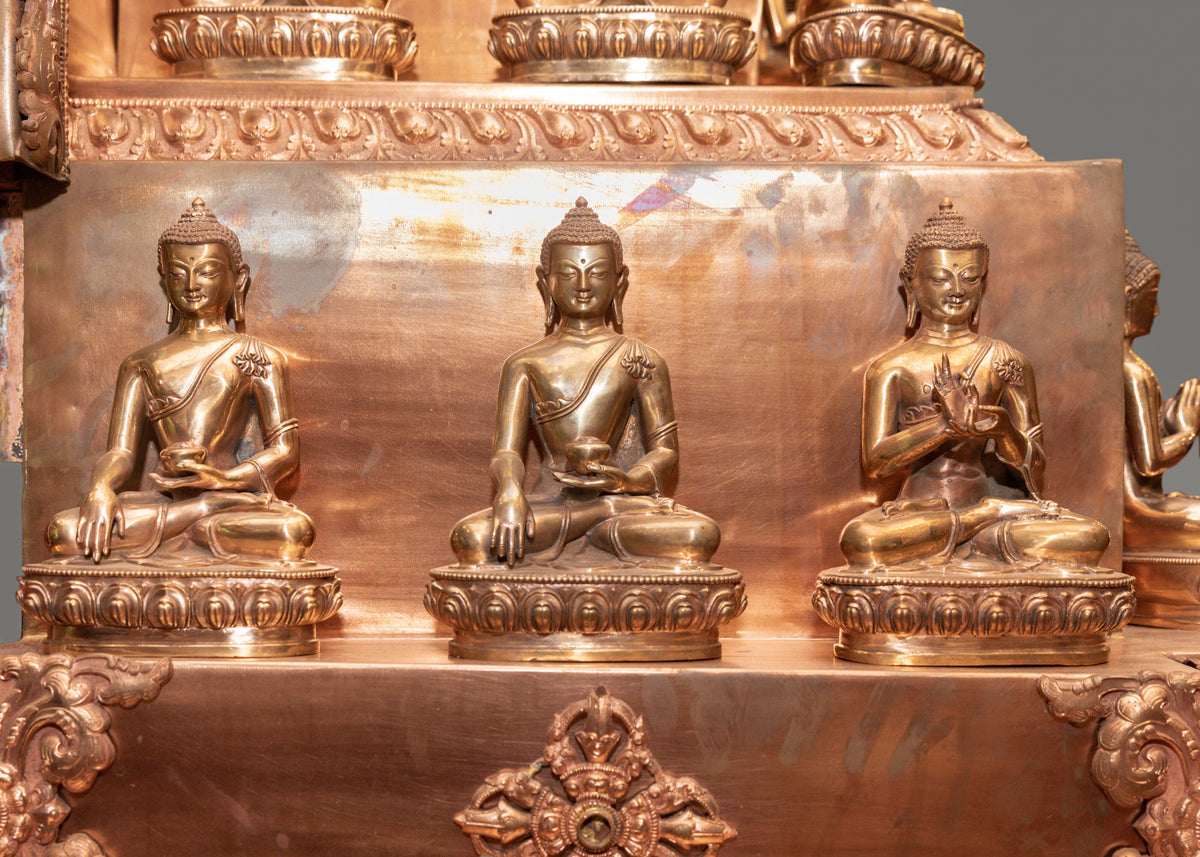 Thirty-Five Confession Buddhas Traditional Buddhist Sculpture