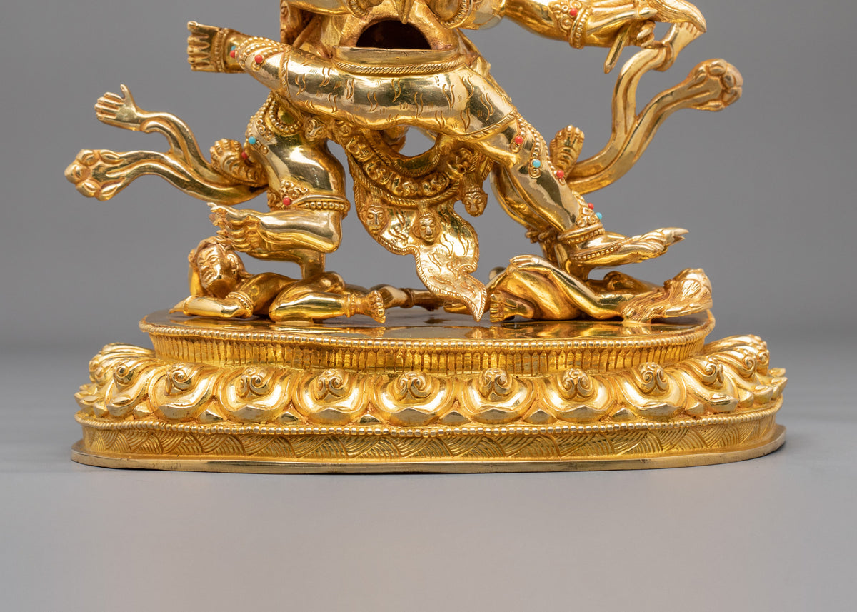 Wrathful Deity Vajrakilaya Sculpture: Purification and Protection