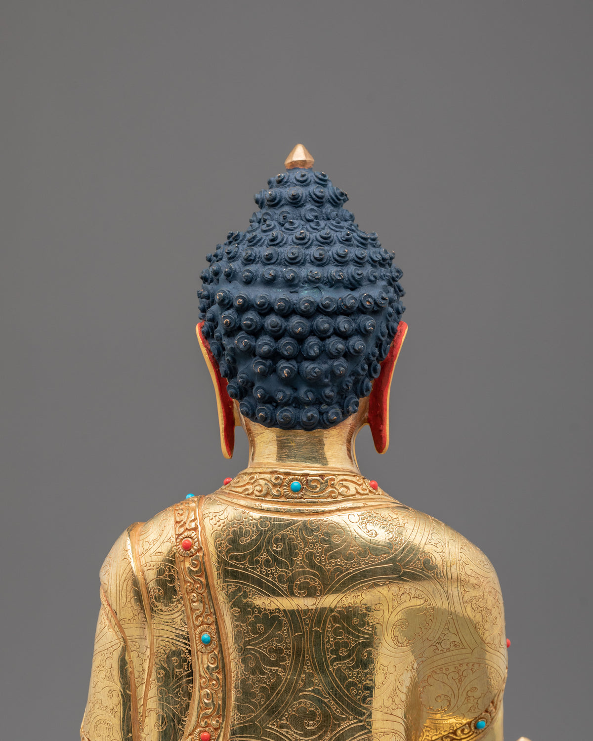 Medicine Buddha Golden Statue | 24K Gold Gilded Figurine