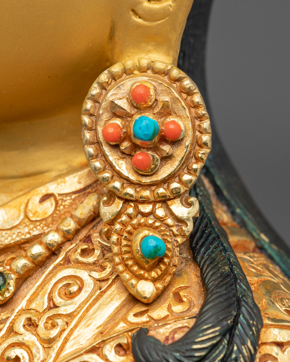 Guru Rinpoche Copper Statue | Lotus-Born Master of Vajrayana